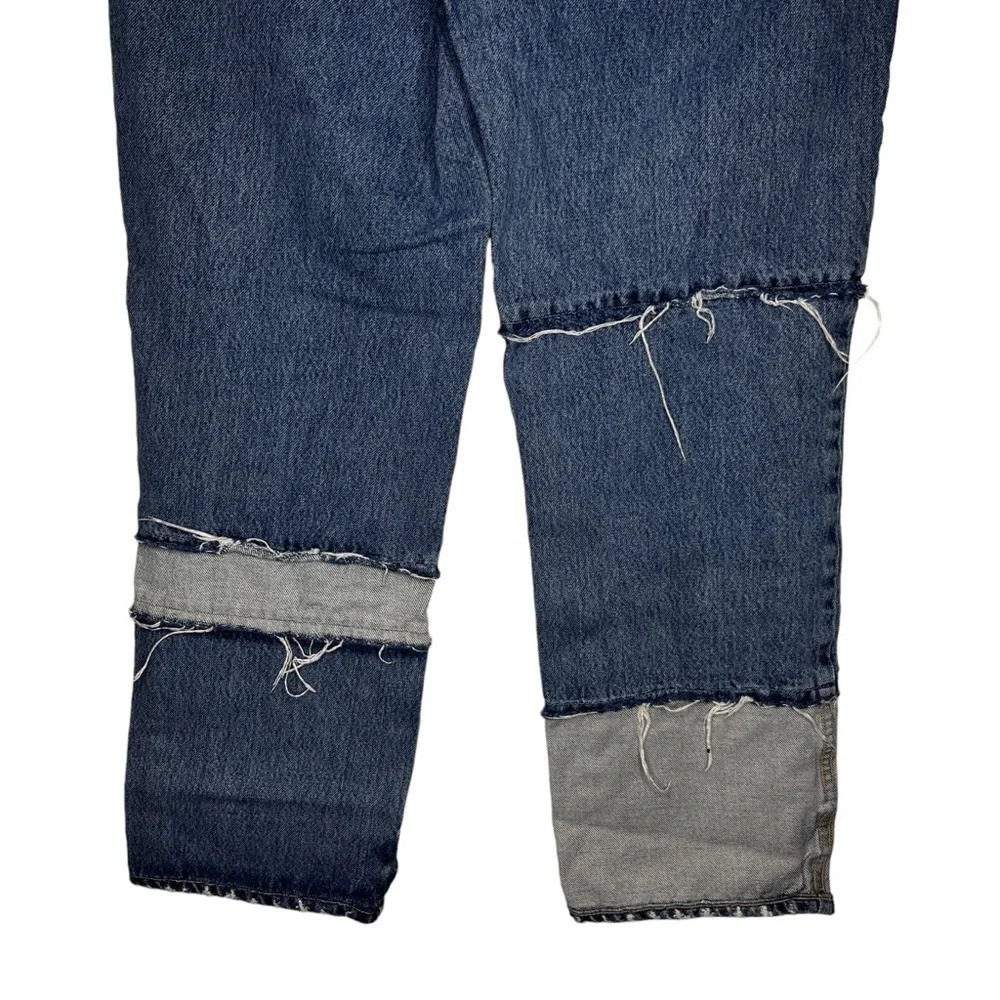 PAIGE Women’s High Rise Sarah Straight Seamed Revine Jeans Size 27 - Picture 6 of 14